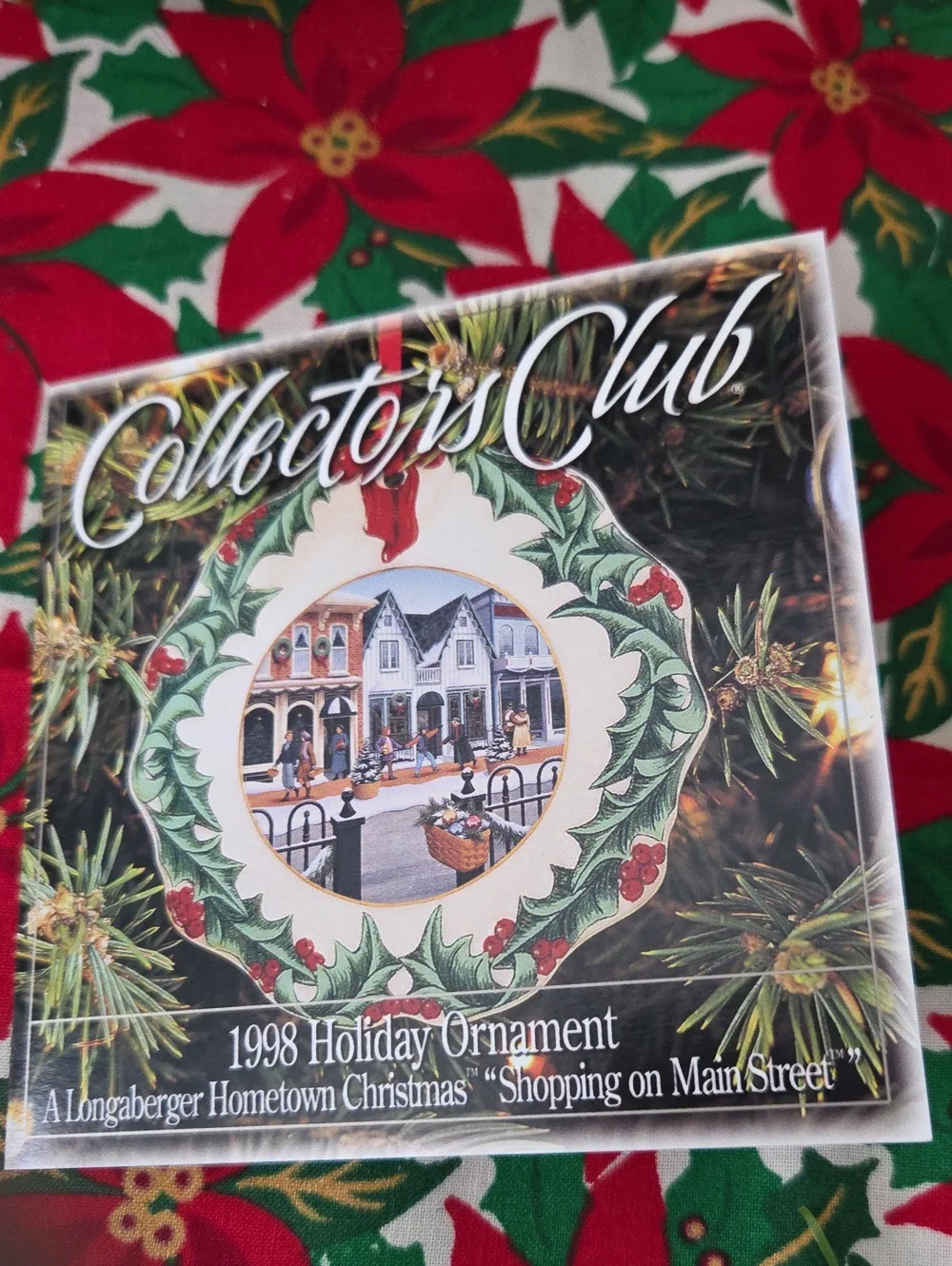 *1998* Longaberger Ceramic Collector's Club Ornament